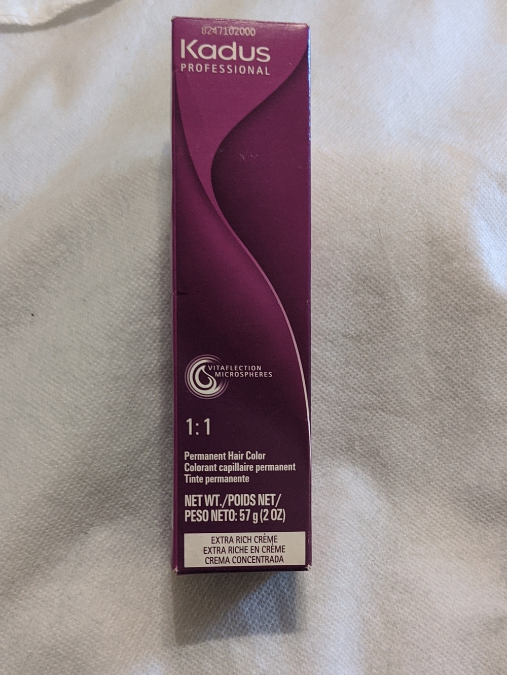 Kadus Professional Permanent Hair Color 8PA Light Blonde Pearl Ash Creme